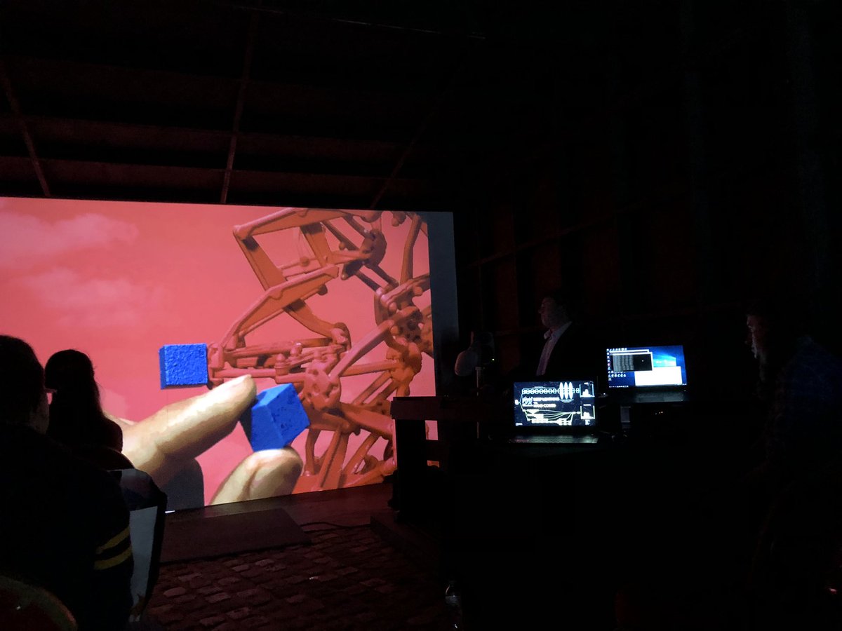 wellsimon's tweet photo. 6 fun immersive art + tech projects about our relationship with the digital world and new technologies by @in_collusion out front of @CambJunction #Collusion2019 https://t.co/CfQB5tACax