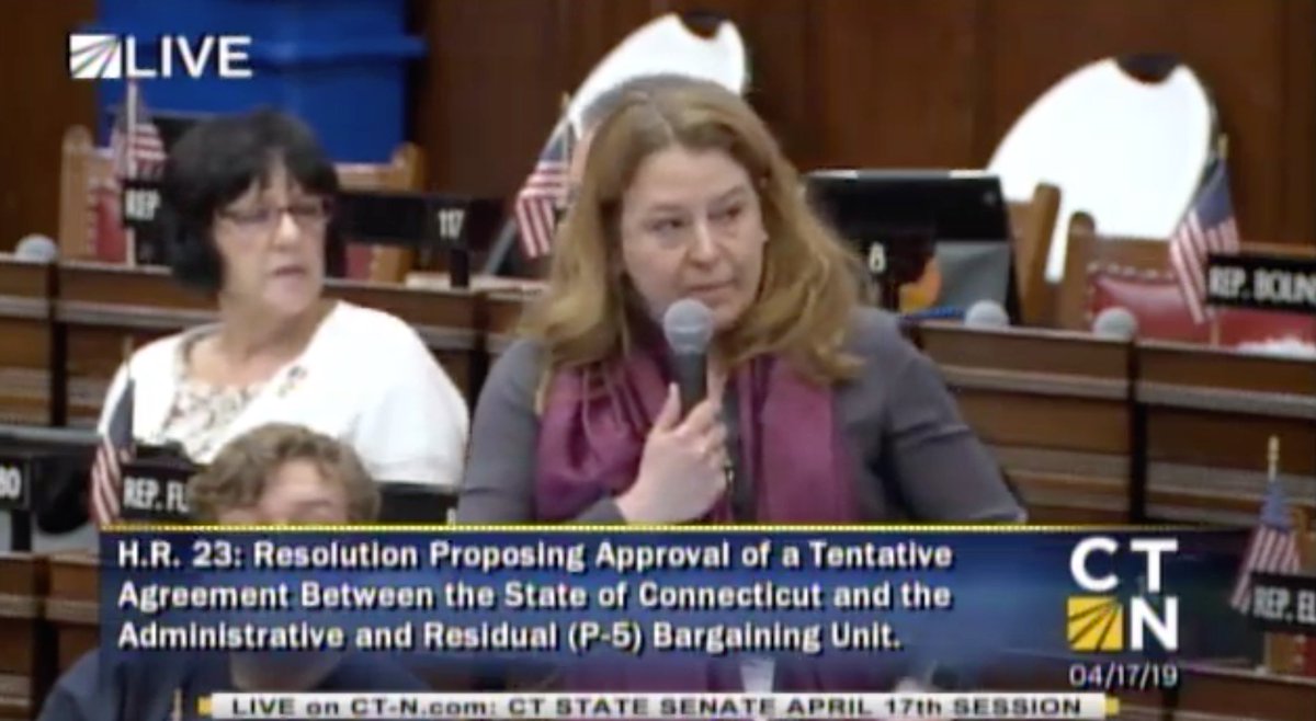 AFTCT's tweet photo. Rep @lucydathan rises to urge #CTGeneralAssembly House recognizes value-add provided by tax attys at @CTDRS to balancing #CTBudget, preserving #CTQuality of life; "they spend their time making sure biz, individuals pay their #FairShare for CT." #LaborFuture @AFTUnion @AFT_PE https://t.co/YDVhAL9nTm