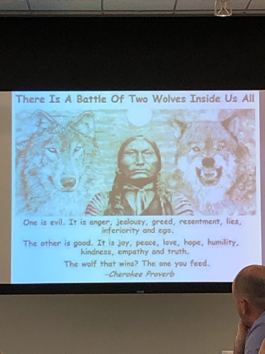 aflatebo's tweet photo. Which wolf do you feed? #NPDL https://t.co/w5rNIfYHKP