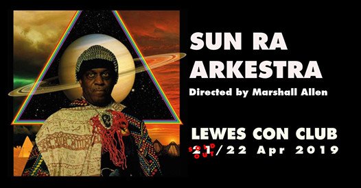 This coming weekend, Marshall Allen and the <a href="/SunRaUniverse/">Sun Ra Arkestra</a> Arkestra return to Lewes for their annual Easter blow-out courtesy of <a href="/BrightonAltJazz/">BrightonAltJazzFest</a> and <a href="/dictionarypud/">Dictionary Pudding</a>. There are a few tickets left for the Monday show. Don't miss!
seetickets.com/event/sun-ra-a…