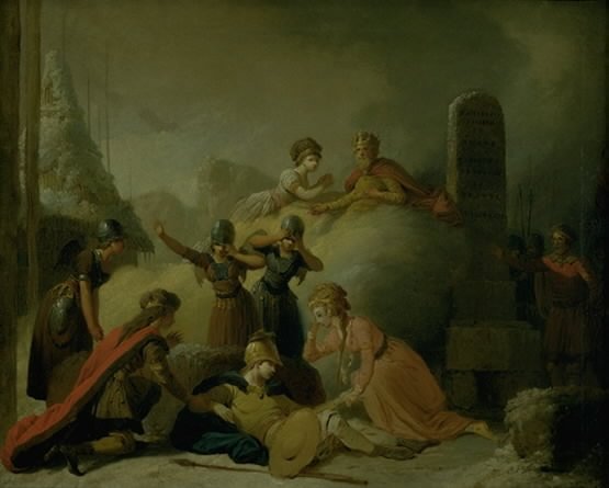 smkmuseum_bot's tweet photo. Slutningsscenen af Johannes Ewalds "Balders Død" af Peter Cramer #dkmuseum #petercramer https://t.co/WJwKorJLNB