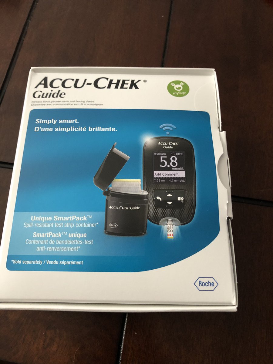 mandywoodland's tweet photo. Well, it’s all very real now! Grateful for technology, especially the @mysugr integration for making it so much easier. #T2D #makediabetessuckless https://t.co/aeqY0ARyfM