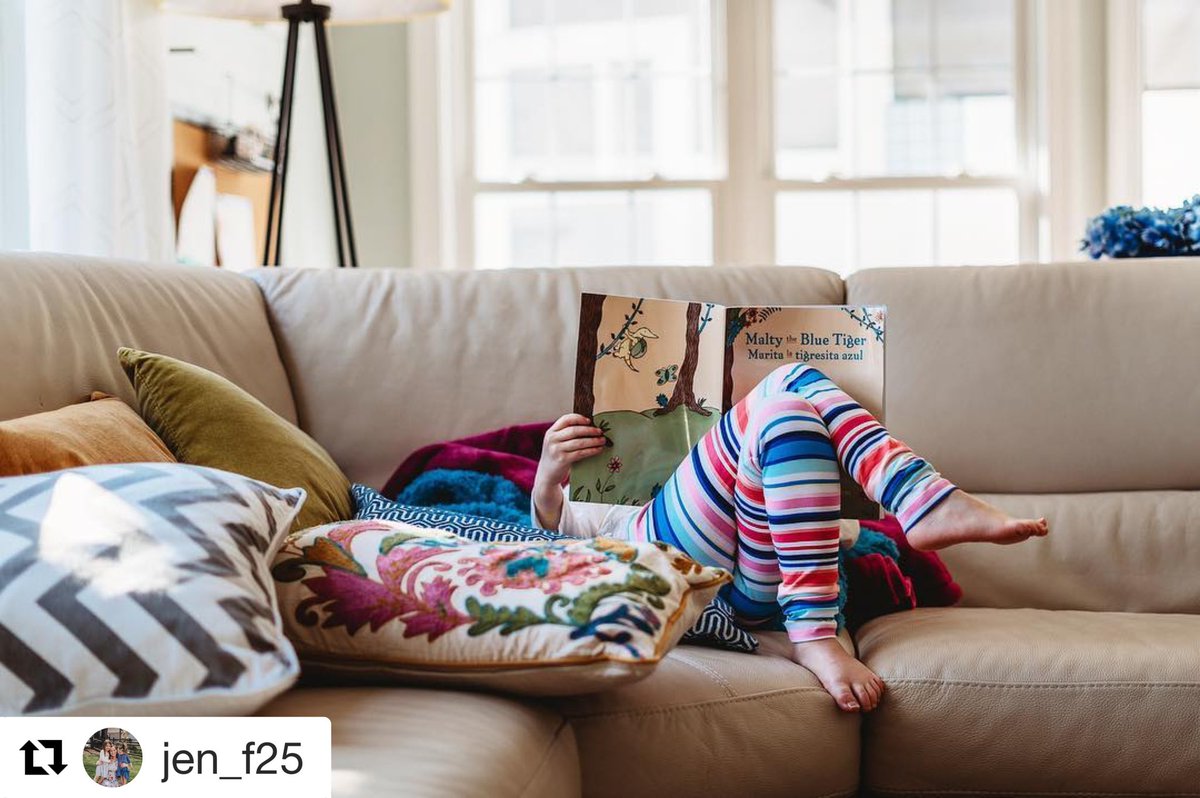readup_kids's tweet photo. #ReadingWednesday Look at this bookworm reading and enjoying “Malty the Blue Tiger.” #WhatAreYouReading #Lets Share #ReadUp #ReadUpKids #KidsReading #Repost @jen_f25  Book @maltythebluetiger https://t.co/GuuwKXVu9k
