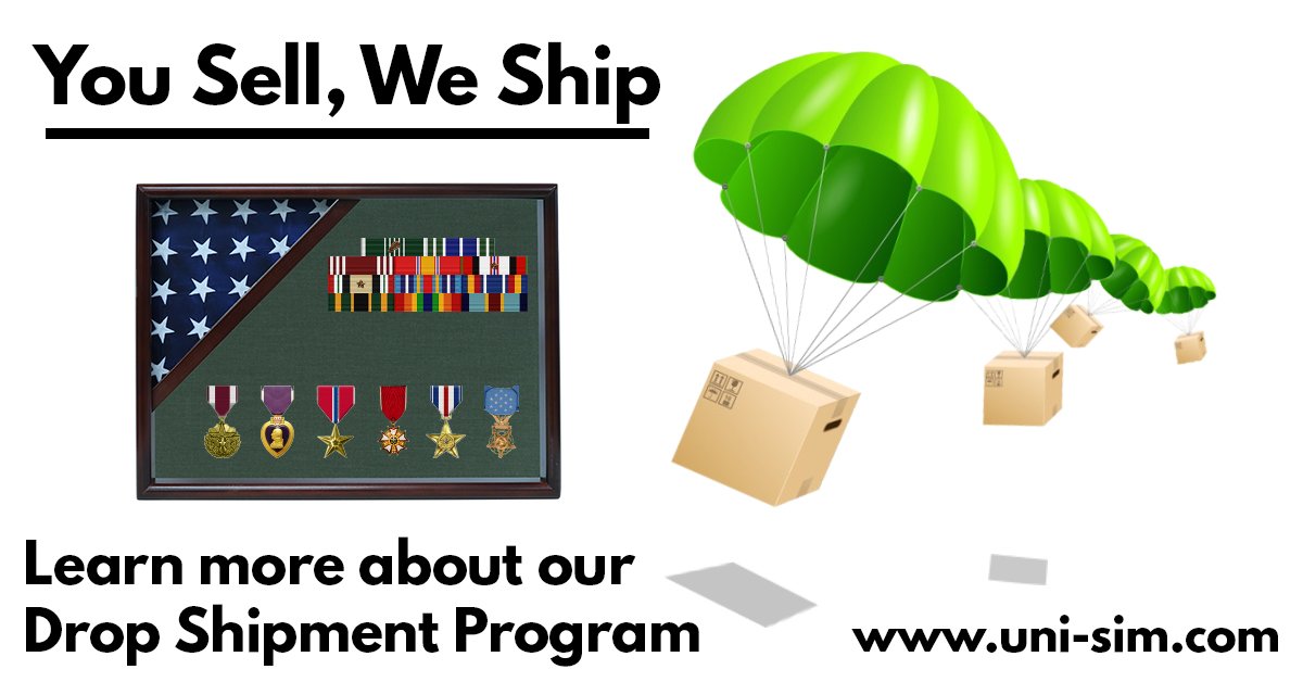 UniSimDisplays's tweet photo. Start selling our #products on your website by participating in our #dropshipment program. Call 800-227-0886 for more information. #dropship #dropshipping #wholesale #vendor #military #shadowbox #honor #woodproducts #wooden #usamade #handmade #woodenproducts #walnut #oak https://t.co/yzpOmZiJen