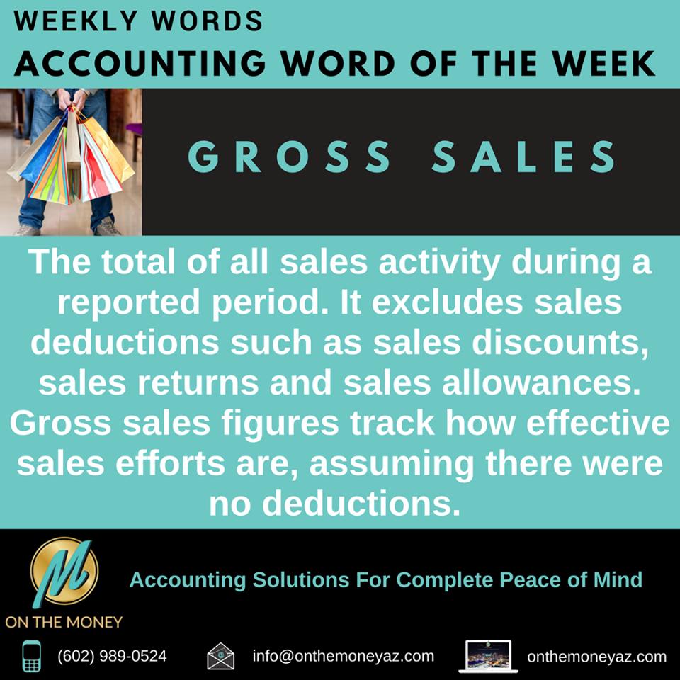 OntheMoneyAZ's tweet photo. It's time for #weeklywordwednesday! 
#bookkeeping #accounting #WednesdayWisdom #onthemoney https://t.co/TSuywYguRV