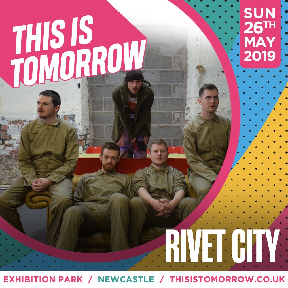 This Is Tomorrow (@thisisncl) on Twitter photo 🎪 SUNDAY 26th MAY | <a href="/RIVETCITYBAND/">Rivet City</a>: “The band has an easy style, the confidence of youth and the ability, to engage an audience from opener to encore.” - <a href="/SUBBACULTCHACOM/">Subba-Cultcha.com</a>. Not to be missed, catch them playing #ThisIsTomorrow, get your tickets now! > bit.ly/ThisIsNCL 🎪 SUNDAY 26th MAY | <a href="/RIVETCITYBAND/">Rivet City</a>: “The band has an easy style, the confidence of youth and the ability, to engage an audience from opener to encore.” - <a href="/SUBBACULTCHACOM/">Subba-Cultcha.com</a>. Not to be missed, catch them playing #ThisIsTomorrow, get your tickets now! > bit.ly/ThisIsNCL