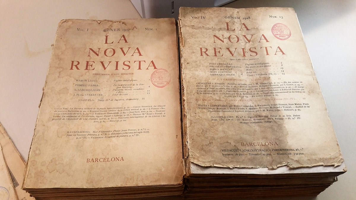 bibrepublica's tweet photo. Intercanvis amb la @BiblioNacional #llibres #revistes #fullets #intercanvi https://t.co/mKabKQn5CU
