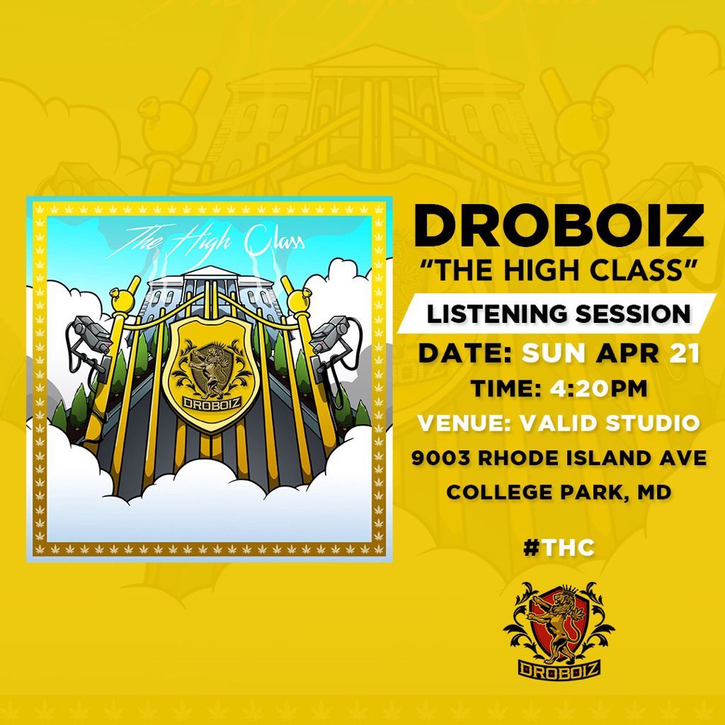 DroBoiz's tweet photo. #THC Listening Session this Sunday! 💨💨💨👌🏾 https://t.co/6gCDsa7G47