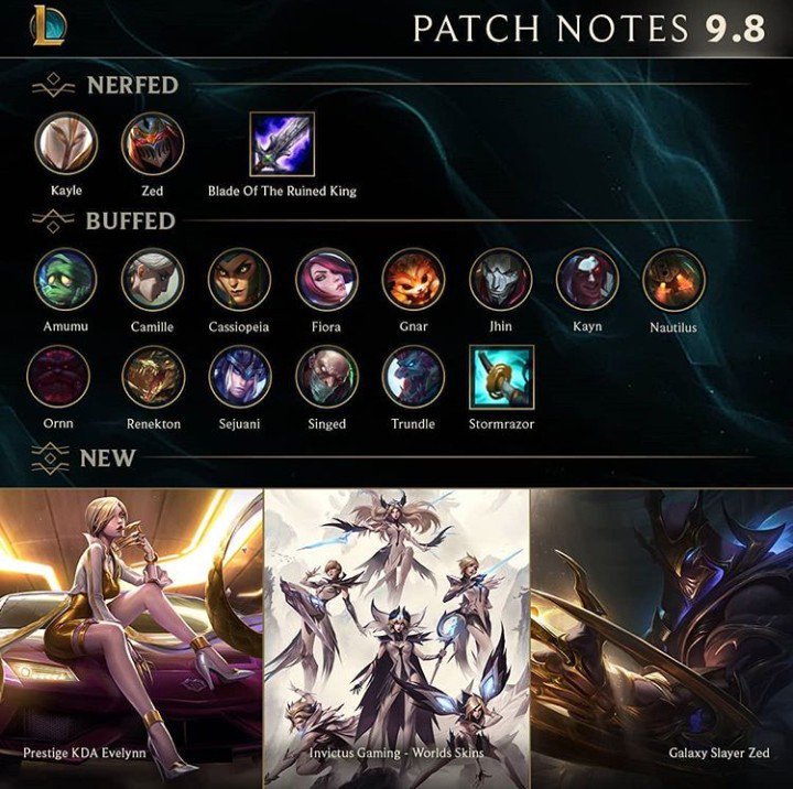 CapibaraGG's tweet photo. ¡Diganle hola al nuevo parche! 🌈 Notas de la versión 9.8: https://t.co/bjUfj7kPvW

#RiotGames #LeagueOfLegends https://t.co/O3L9zKFUzL