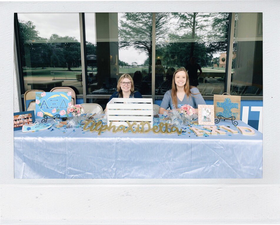 Happy Founder’s Day, <a href="/alphaxidelta/">Alpha Xi Delta</a>! 💙☀️ Help us celebrate 126 years of sisterhood with free cookies in the <a href="/UofNO/">University of New Orleans</a> library breezeway 😋🍪