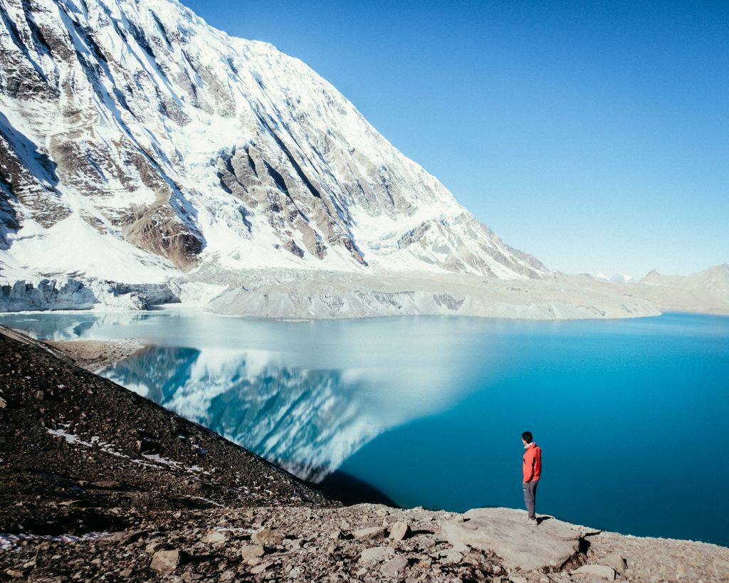Annapurna Circuit, Nepal 🇳🇵 "The Annapurna Circuit is a trek within the Annapurna mountain.The total length of the route varies between 160–230 km. The path reaches its highest point at Thorung La pass (5416m), touching the edge of the Tibetan plateau." #Picoftheday