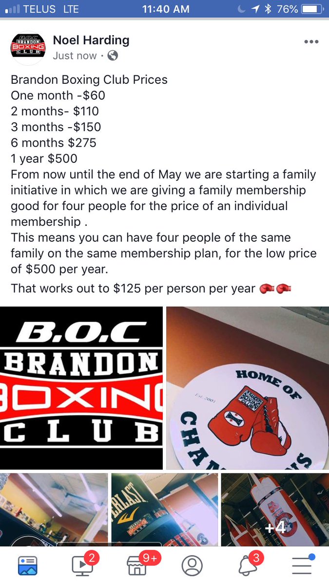noelharding's tweet photo. Great  discounts going on right now at the BOC brandon Boxing club https://t.co/pLgsGCH1wi