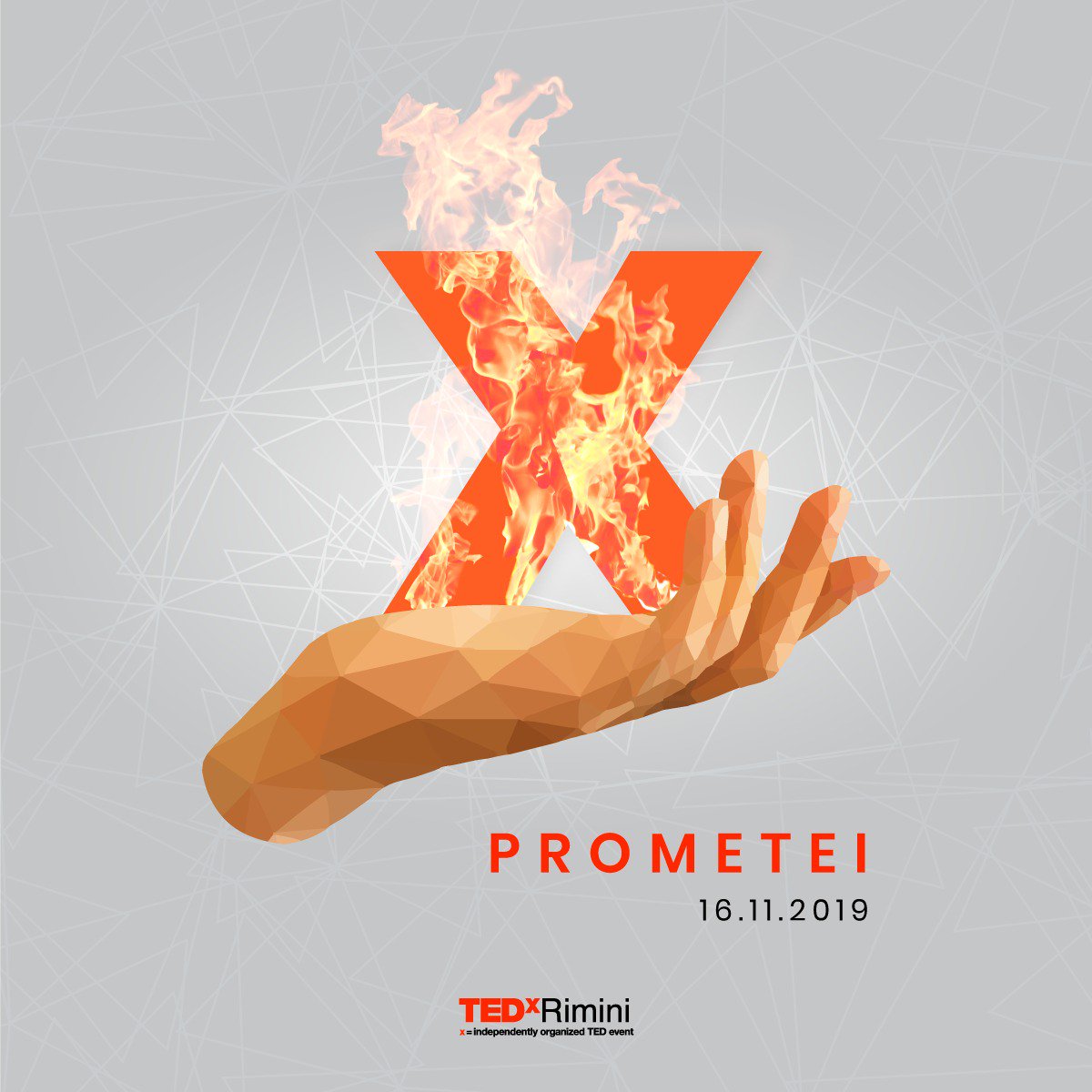 Stiamo tornando con la II edizione di #TEDxRimini: il titolo che abbiamo scelto é PROMETEI: donne e uomini coraggiosi, disposti a sacrificarsi per sottrarci dall'oscurità attraverso le loro idee.
Chi sono i Prometei di oggi? Scopritelo al #TEDxRimini2019, 16.11.2019!