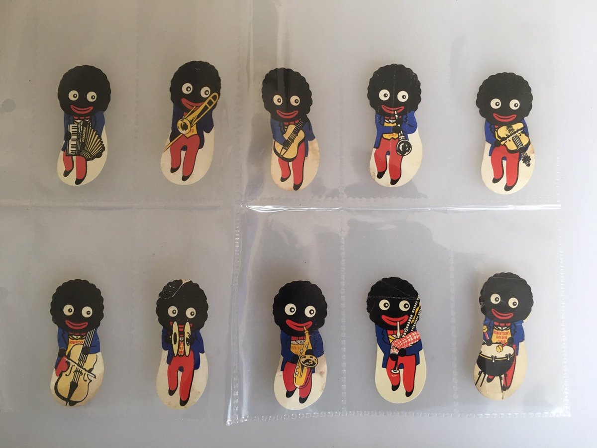 CuteCollectabl1's tweet photo. Rare Set of 10 Vintage Robertson Jam Gollies Musicians | 1960's Golly's now available in our online shop - https://t.co/uiIJyis42A

#robertsonsjam #robertsonsgollies #1960sgollys #antiques #vintage #collectables #memorabilia #eastersale #cerealgifts #preloved https://t.co/LgtD35JJeB
