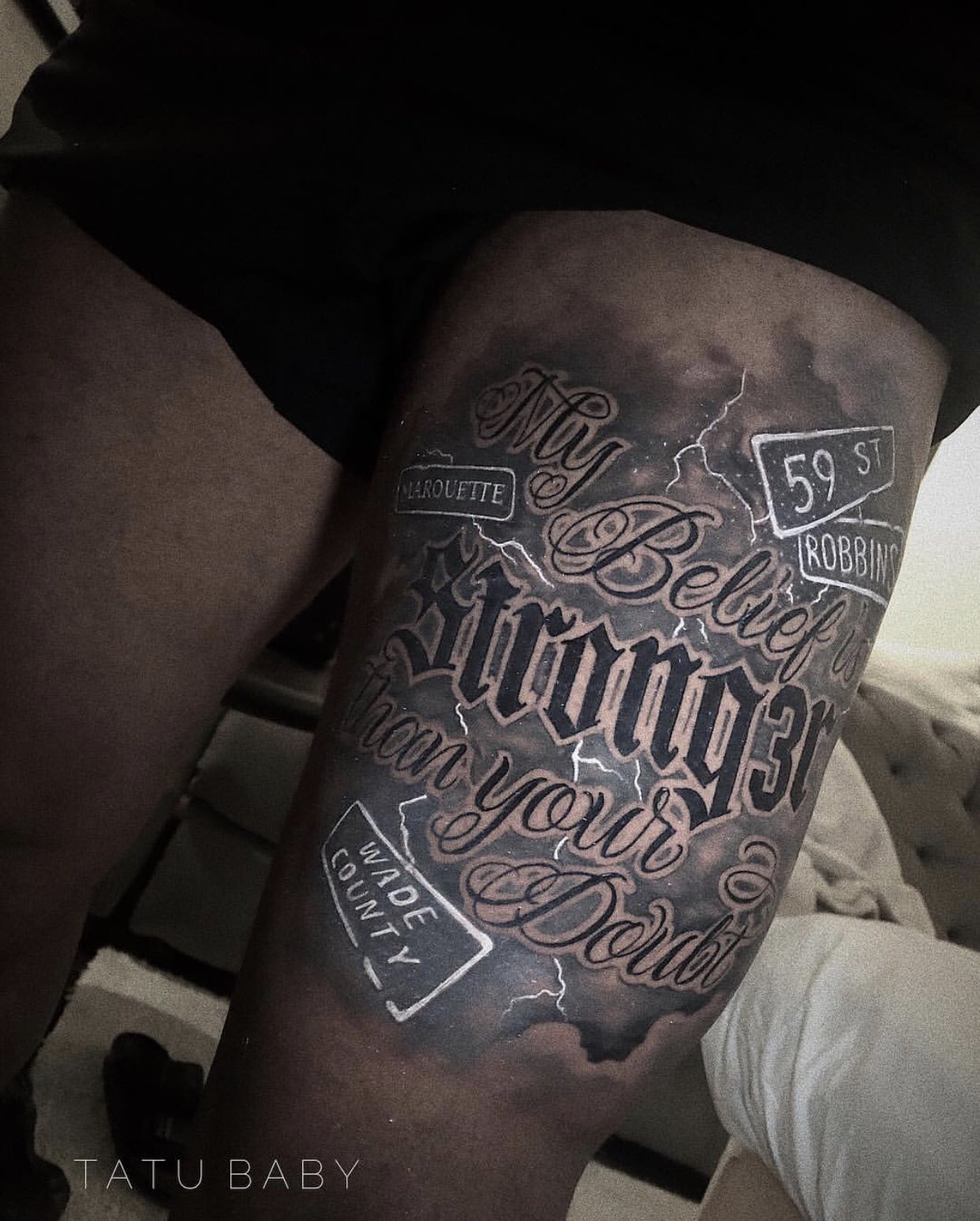 Dwyane Wade Edits on Twitter &quot;DWade with the new tattoo that says “My