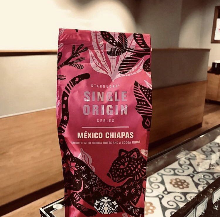 MEXICO CHIAPAS 
* Medium Roast.
* Smooth with Herbal notes and a cocoa finish.
* Vibrant and Bright.
* Pairs well with our Smoked Almonds and a Soft Butter Croissant.
#singleorigin #starbucks #wholebean #mexicochiapas  #wholebeanwednesday