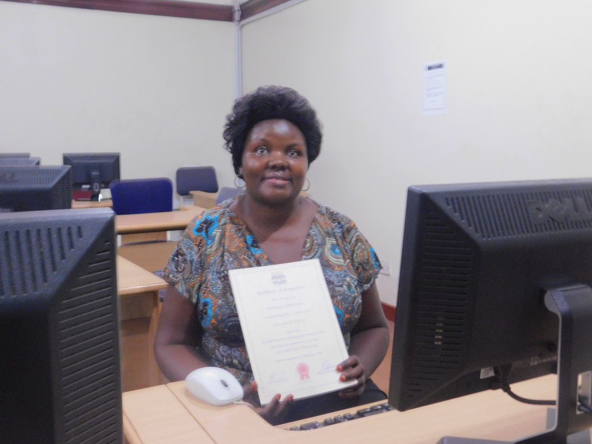UIBFSTraining's tweet photo. Congratulations to Mrs Veronica Nansasi, National Family Strengthening Coordinator, SOS - Uganda for successfully completing an Advanced Excel course. We wish her well in her holistic career as she continues to support the empowerment of vulnerable children &amp; families
@UgandaSOS https://t.co/0k1GaCTm7Z