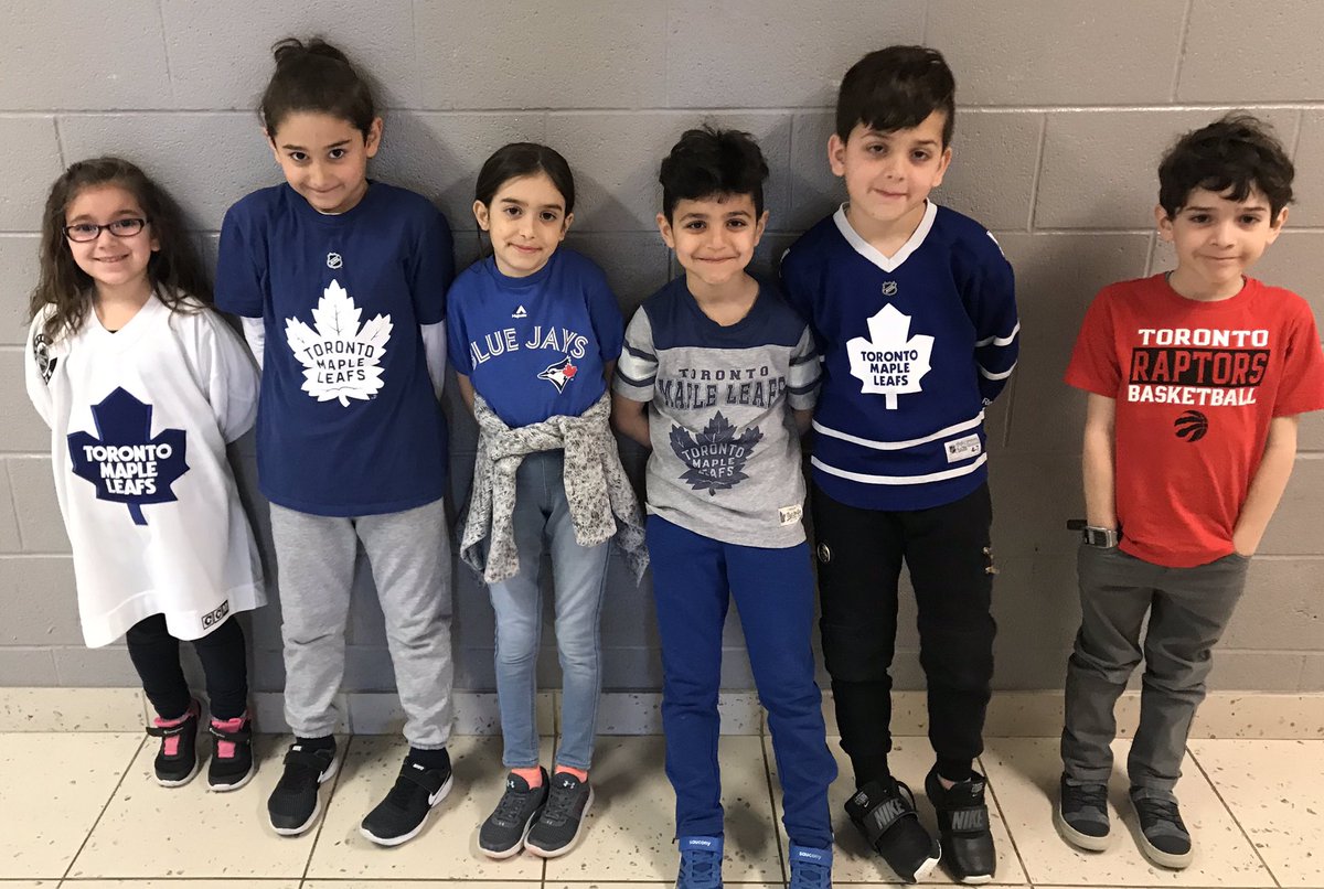GrecoClass's tweet photo. Jersey Day 🏀🏒@ycdsb @GrecoClass @StAgnesYcdsb @OpiyoOloya https://t.co/W46TpgZOtl
