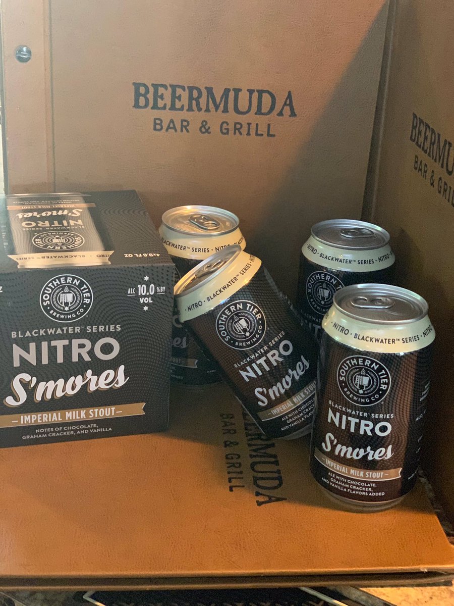 Everyone loves s’mores <a href="/stbcbeer/">Southern Tier Beer</a> @3100craftbeer  #beermudabeermenu #craftbeer #dessertinacan