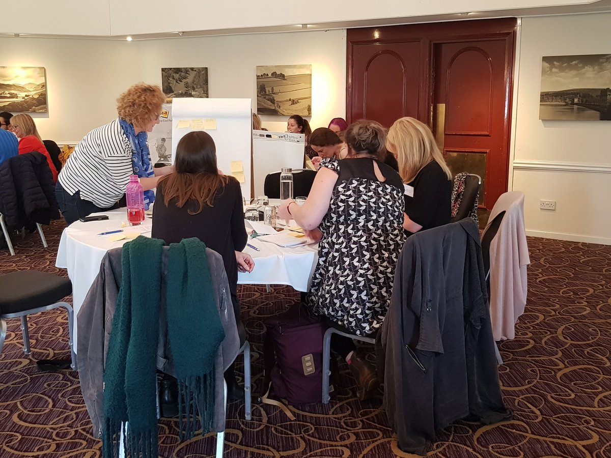 Multidisciplinary staff working together to develop solutions using the ingenuity process @PSTRC_GM