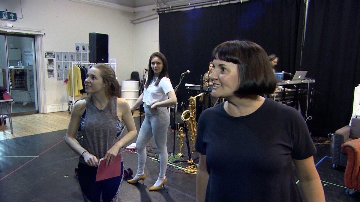 Tonight on <a href="/BBCLookEast/">BBC East</a> at 6.30pm we join rehearsals @NewWolsey for #GrandmaSavesTheDay .. a musical telling the story of the #Giles family, with <a href="/stevewsimmonds/">Steve Simmonds</a> <a href="/alice_keedwell/">Alice Keedwell</a> and the rest of the cast. Opening soon. High energy .. high hopes.