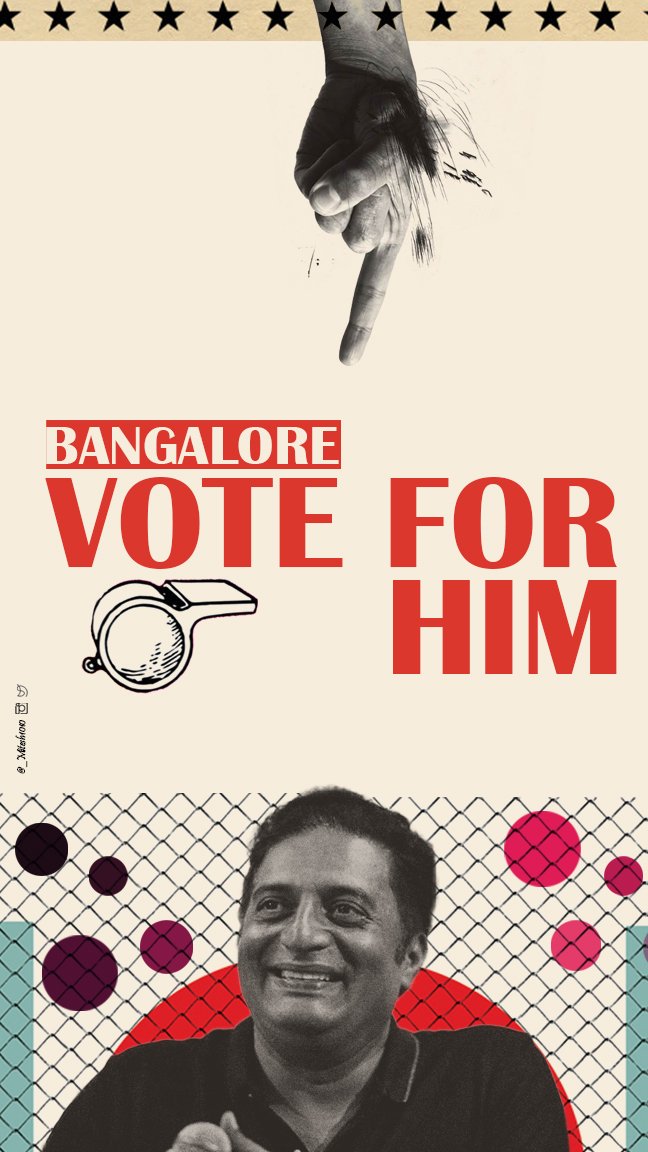 _MiteshGandhi's tweet image. Vote for him 👍💙

#PrakashRaj4Parliament #LoksabhaElections2019
