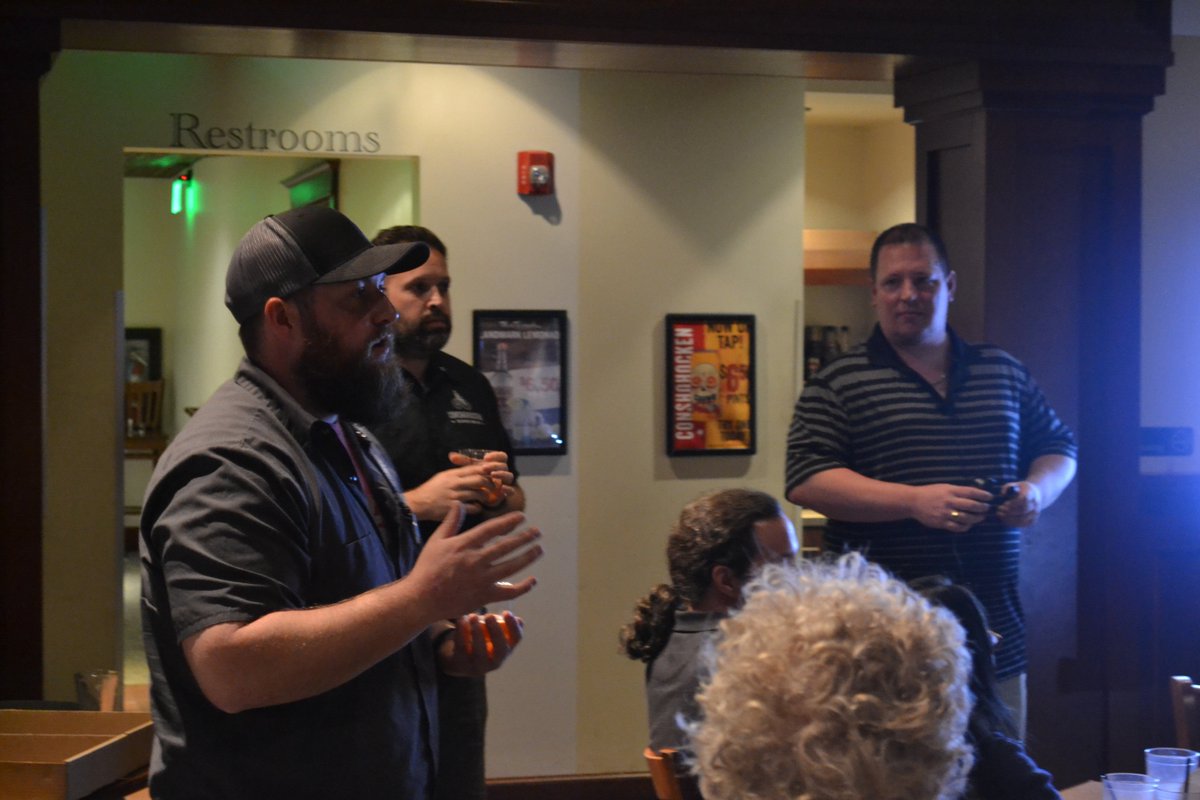 SJUscienceout's tweet photo. Thank you to everyone who came out to last weeks Science on the Hill, A Brief Science Lesson on Beer. A special thanks to @conshybrewing for the great lesson! https://t.co/0QDu1u62yW