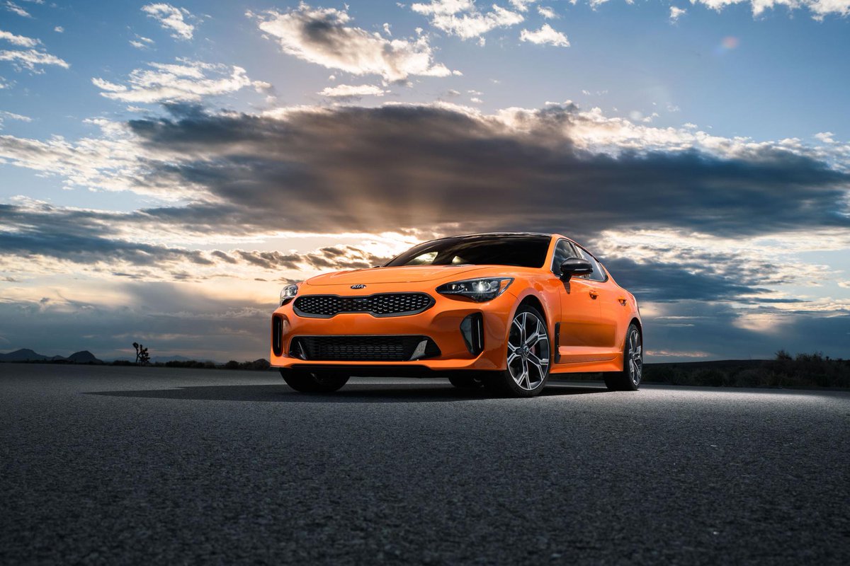 Kia's tweet photo. The @NYAutoShow turns into a spicy affair with the introductions of the Stinger GTS and the HabaNiro concept. #KiaNYIAS #KiaStinger #KiaHabaNiro https://t.co/KqrTQkyzME