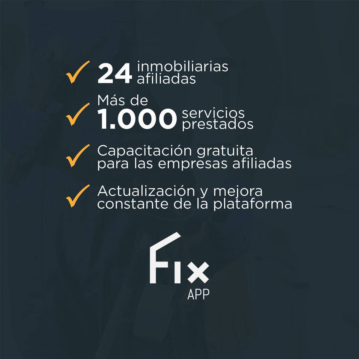 LonjaGremio's tweet photo. ¿Aún no conoces esta aplicación? 🤔
Es nuestra apuesta por extender la mano de forma directa a la comunidad para acompañarlos en una de las situaciones más recurrentes cuando se arrienda un inmueble: las reparaciones del mismo. 🔧
#SomosLonja #FixApp https://t.co/9Sv6Fol2eC