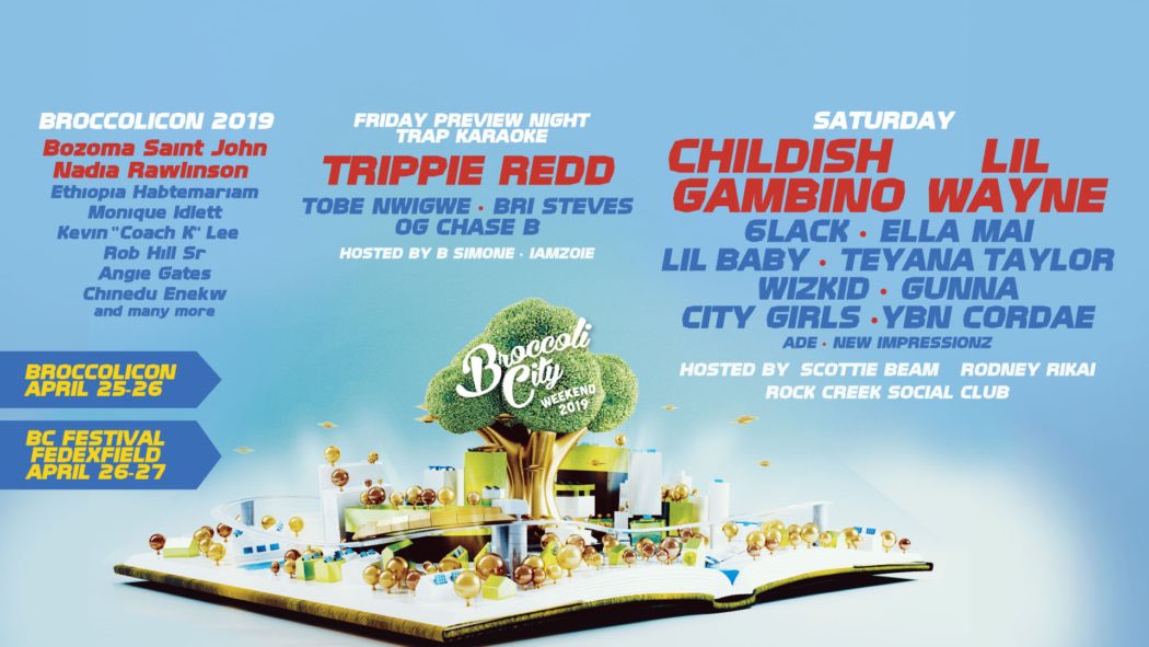 soundazed's tweet image. .@BroccoliCity returns next weekend w/ Childish Gambino, Lil Wayne, Trippie Redd, 6lack, Ella Mai, and more. 🥦
soundazed.com/broccoli-city-… #BCWeekend2019