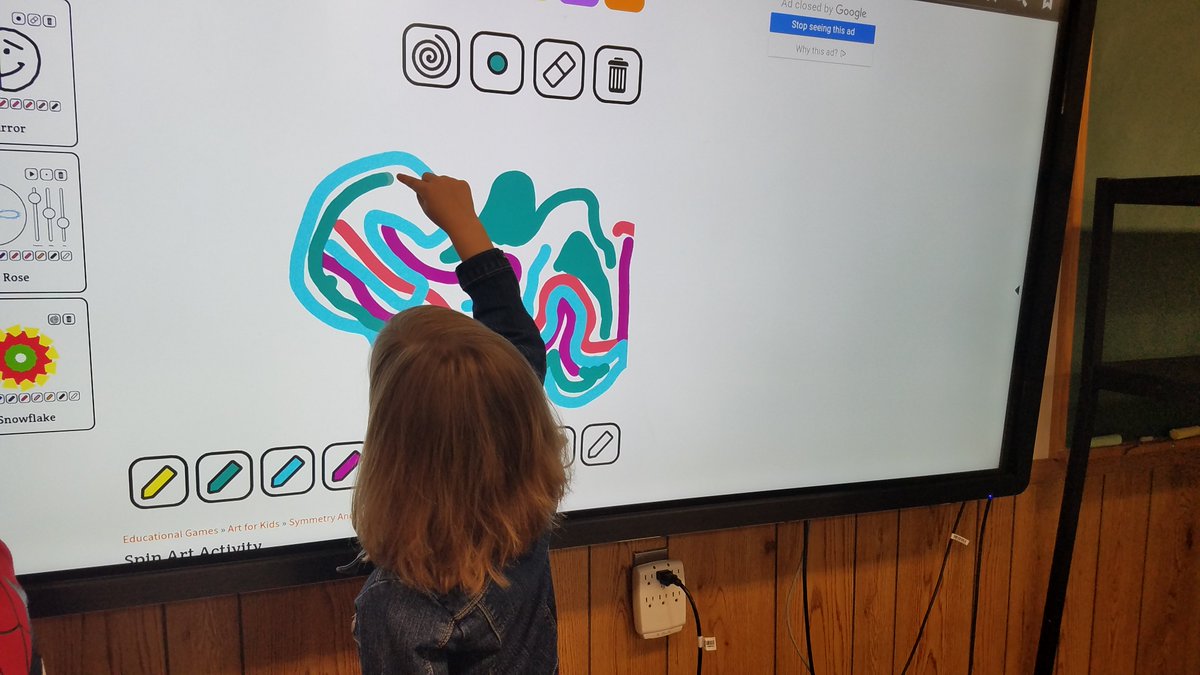 cfcsmc's tweet photo. Herberich 1st graders read "Ish" by P. Reynolds, discussed story structure, &amp; used the Clevertouch in the STEM Lab/Makerspace to explore different art tools, so they could identify with the artist Ramon, who is the main character in "Ish." STEM + Literacy = Successful Students https://t.co/jUwFSvm9m2