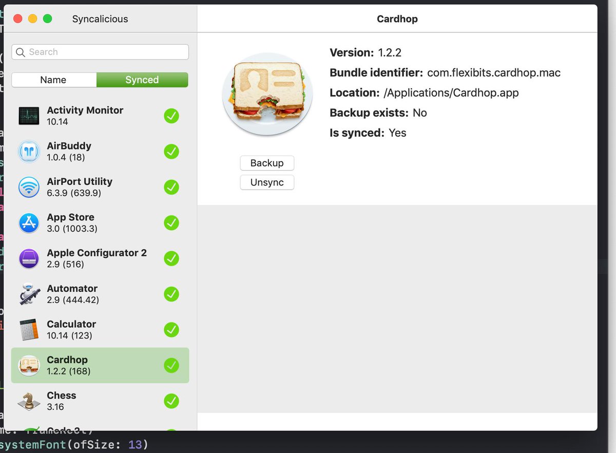 zenangst's tweet image. The UI for Syncalicious is coming together. #macosdev #swiftlang