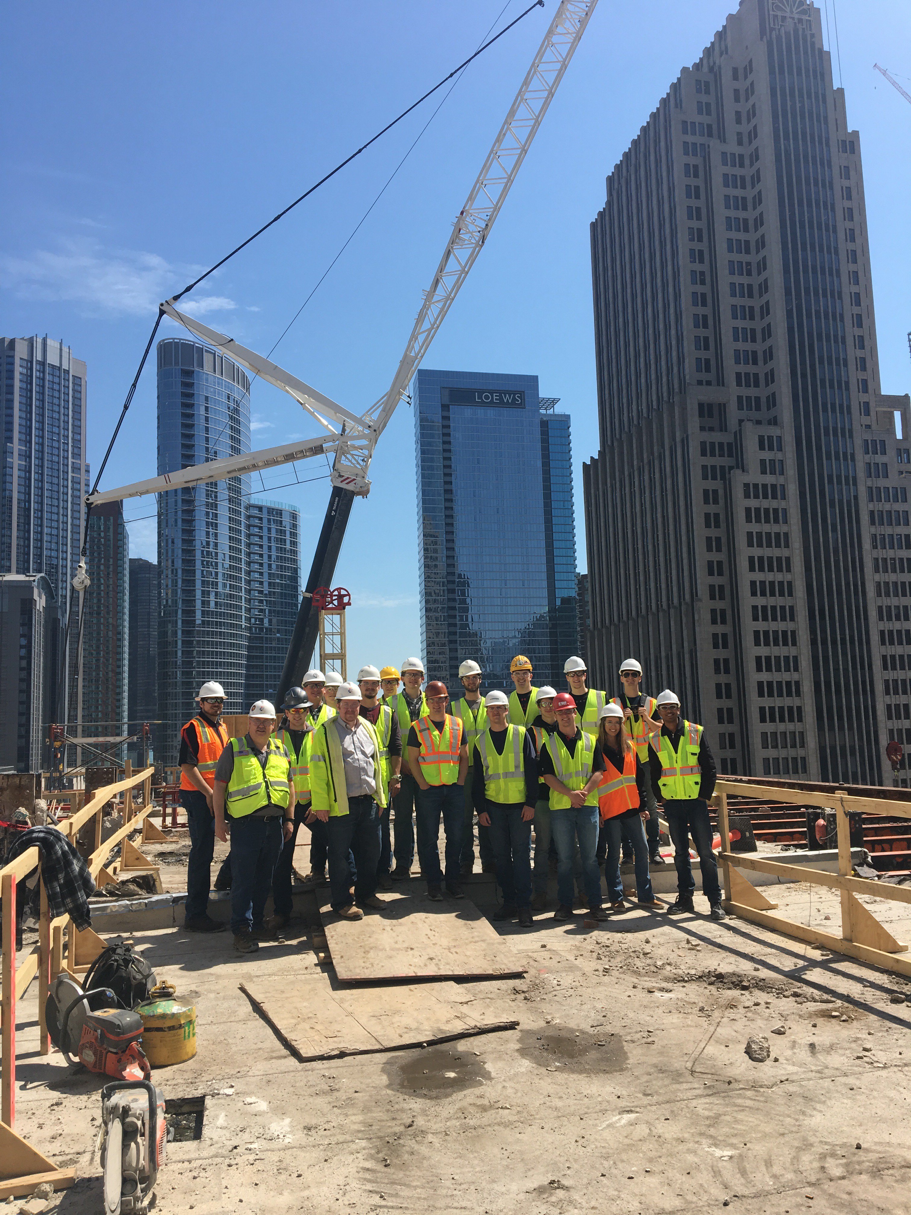 The Walsh Group Beautiful Day To Spend With Ferrisstate Construction Management Students And Tour Some Walsh Construction Jobsites In Chicago Walshatwork T Co Uvrzepeo67 Twitter