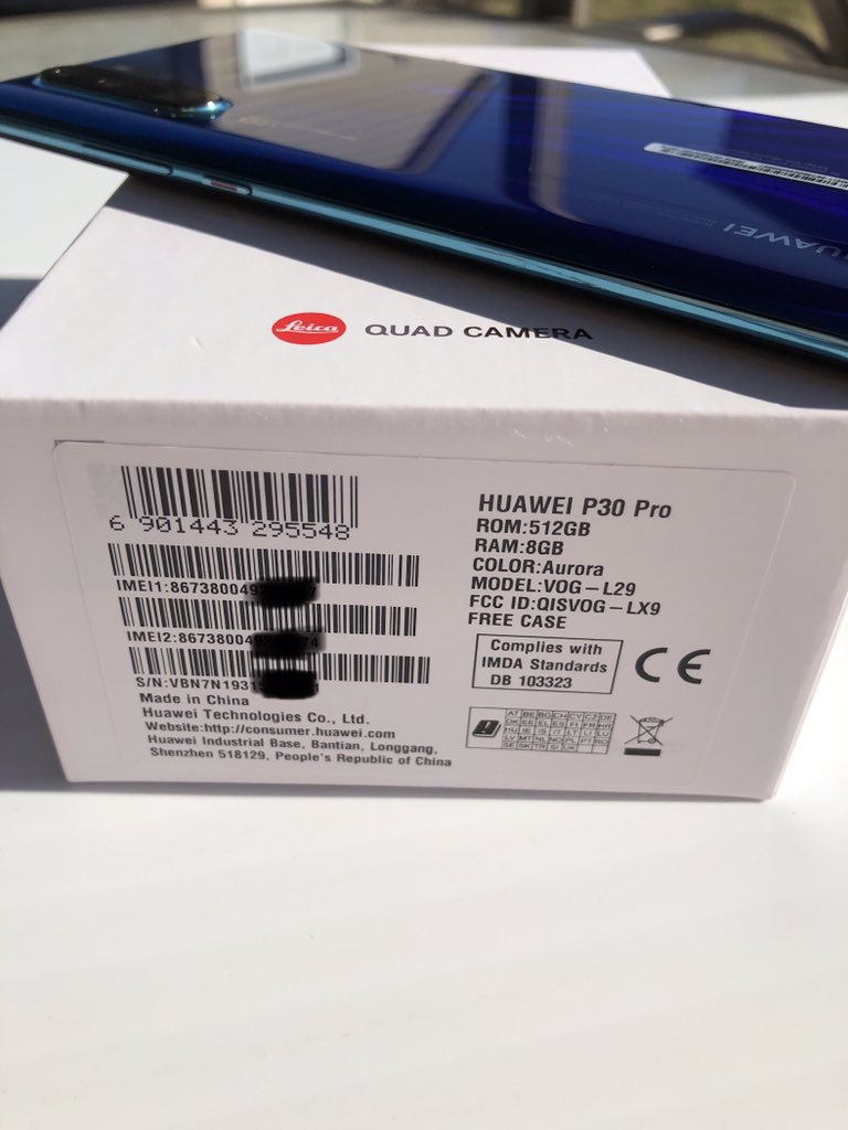 PDAPlaza_Canada's tweet photo. We exclusively finally started to receive the #HuaweiP30Pro in #Canada and started to ship it out to the first clients. #PDAPlaza https://t.co/4jMkPafMEc