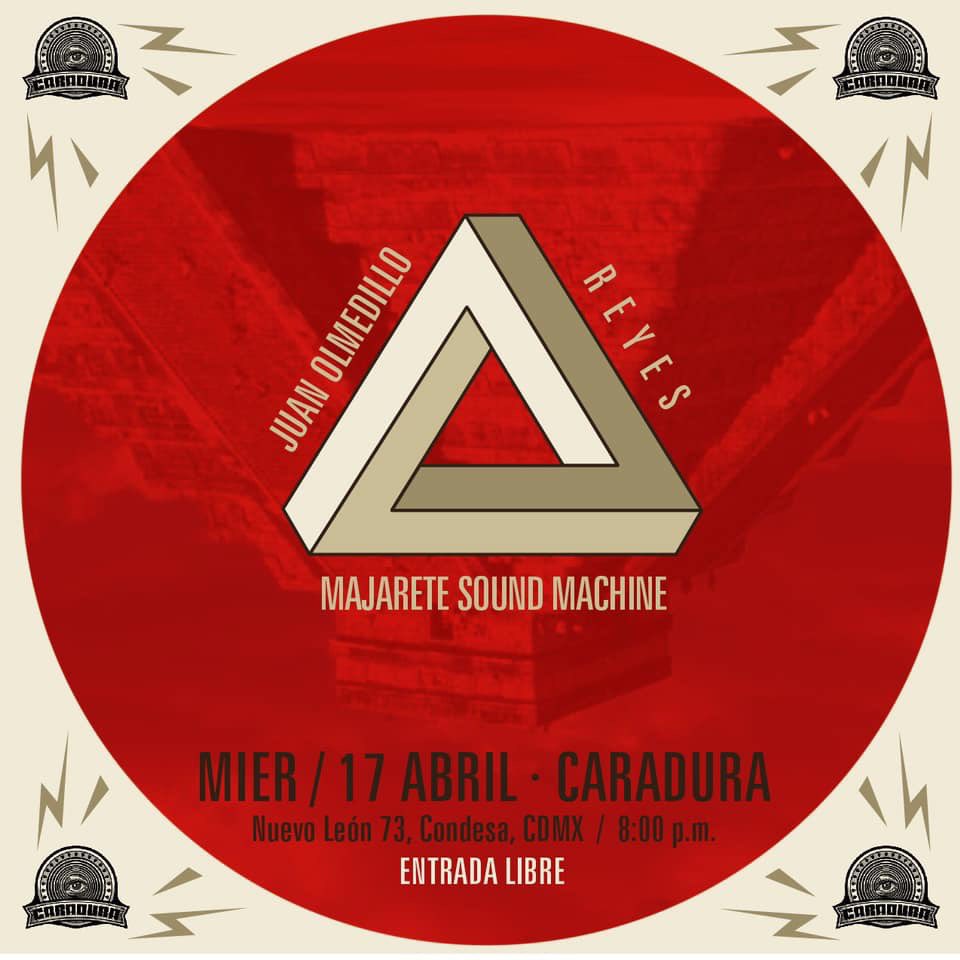 ¡Hoy en nuestro #MiércolesDePropuestas, no se pierdan a <a href="/JuanOlmedillo/">juan olmedillo</a> , REYES y <a href="/MajareteSM/">MajareteSoundMachine</a> 🔥🔥!

8:00 pm, entrada libre, id obligatoria.