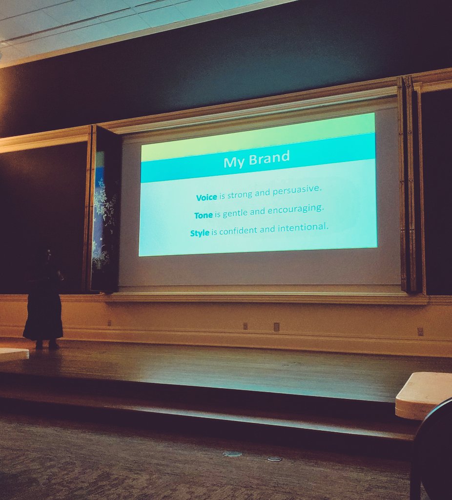 LausanneLearn's tweet photo. Went to @DixonGG today for a lunchtime talk on branding from @ErikaCainCo - great tips and ideas on being authentic and knowing yourself! #neverstoplearning #munchandlearn #whatsyourvoice https://t.co/xG2Qvkqrqd
