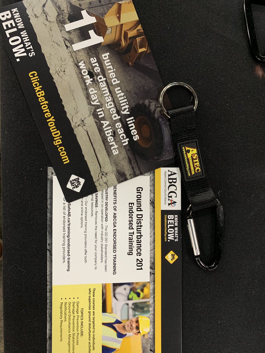 ASTECSAFETY's tweet photo. Just awarded the super cool Protective Howard Leight Ear Muffs to Marty Kyle (First Alert Locating) at the @CAPULC_ AGM & Safety Conference here in Sherwood Park. #digsafe #makingsafetyright https://t.co/bdppoCvSJx
