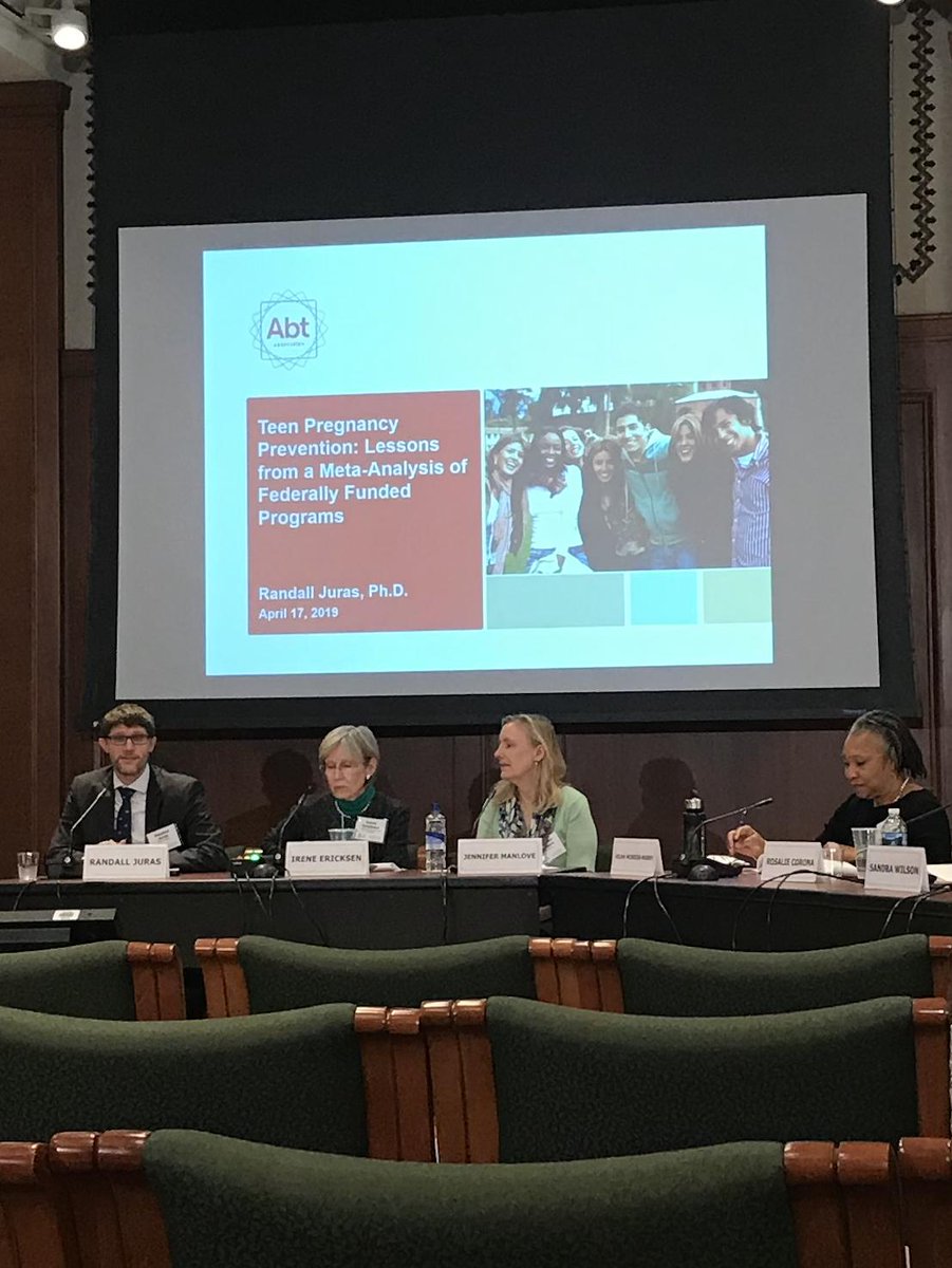 SamanthaKaron's tweet photo. Today I attended @theNASciences public info session on adolescent health on behalf of the Hilton Foundation Youth Substance Use Prevention Initiative. It was great to learn about Abt colleague Randall Juras' teen pregnancy prevention work and see @abtassociates on the panel! https://t.co/sN8nzOLDbW