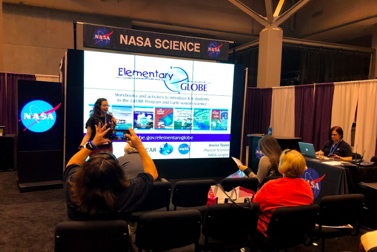 UCARSciEd's tweet photo. Thank you to all who joined us at our booth and Short Course at #NSTA19 in #StLouis! We presented about #GLOBEWeather, our new middle school science curriculum. Stay tuned for the official release of the curriculum this spring! @NSTA @GLOBEProgram https://t.co/wyB4dZsCVT