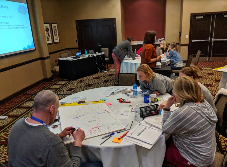 UCARSciEd's tweet photo. Thank you to all who joined us at our booth and Short Course at #NSTA19 in #StLouis! We presented about #GLOBEWeather, our new middle school science curriculum. Stay tuned for the official release of the curriculum this spring! @NSTA @GLOBEProgram https://t.co/wyB4dZsCVT