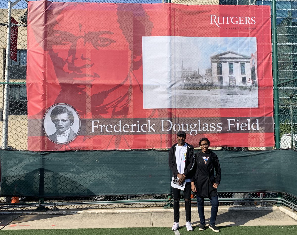 RU_BOS's tweet photo. It was a pleasure for us to be in attendance of the renaming of the “Alumni Field” to “ Frederick Douglass Field” This was a wonderful moment and we are glad we were able to witness it. 
#FDAgitate https://t.co/4Fu0sNmlpA