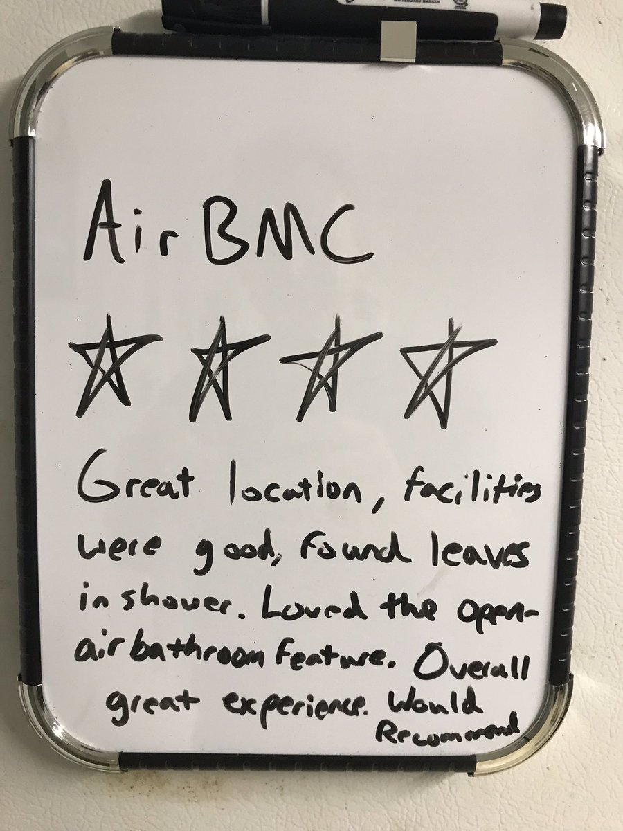 StuartPetersAU's tweet photo. Cabin at Burnt Mill Creek had a surprise for Casey and I upon arrival. We knew SOME maintenance would need to be done but #winds of West Bay had more in store! Casey’s ⭐️ ⭐️ ⭐️ ⭐️ review in last pic was 🤣🤣 #roofproject #opensbathroomconcept #airBMC https://t.co/kCkTslbhk3