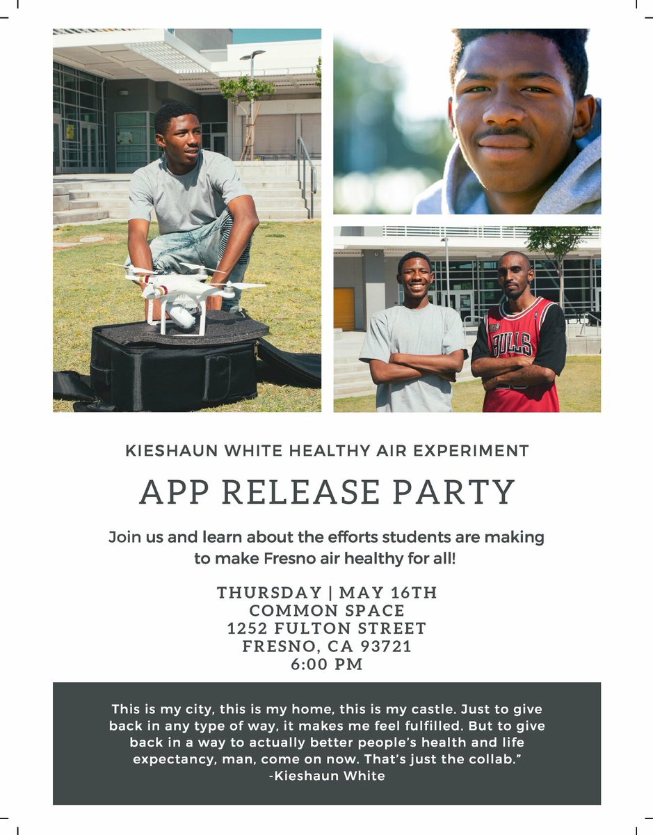CelblockSA's tweet image. Its time to see why #blackcodersmatter come out #kieshaunwhithealthyair app release party to see how youth are creating a healthier fresno #investinyouth