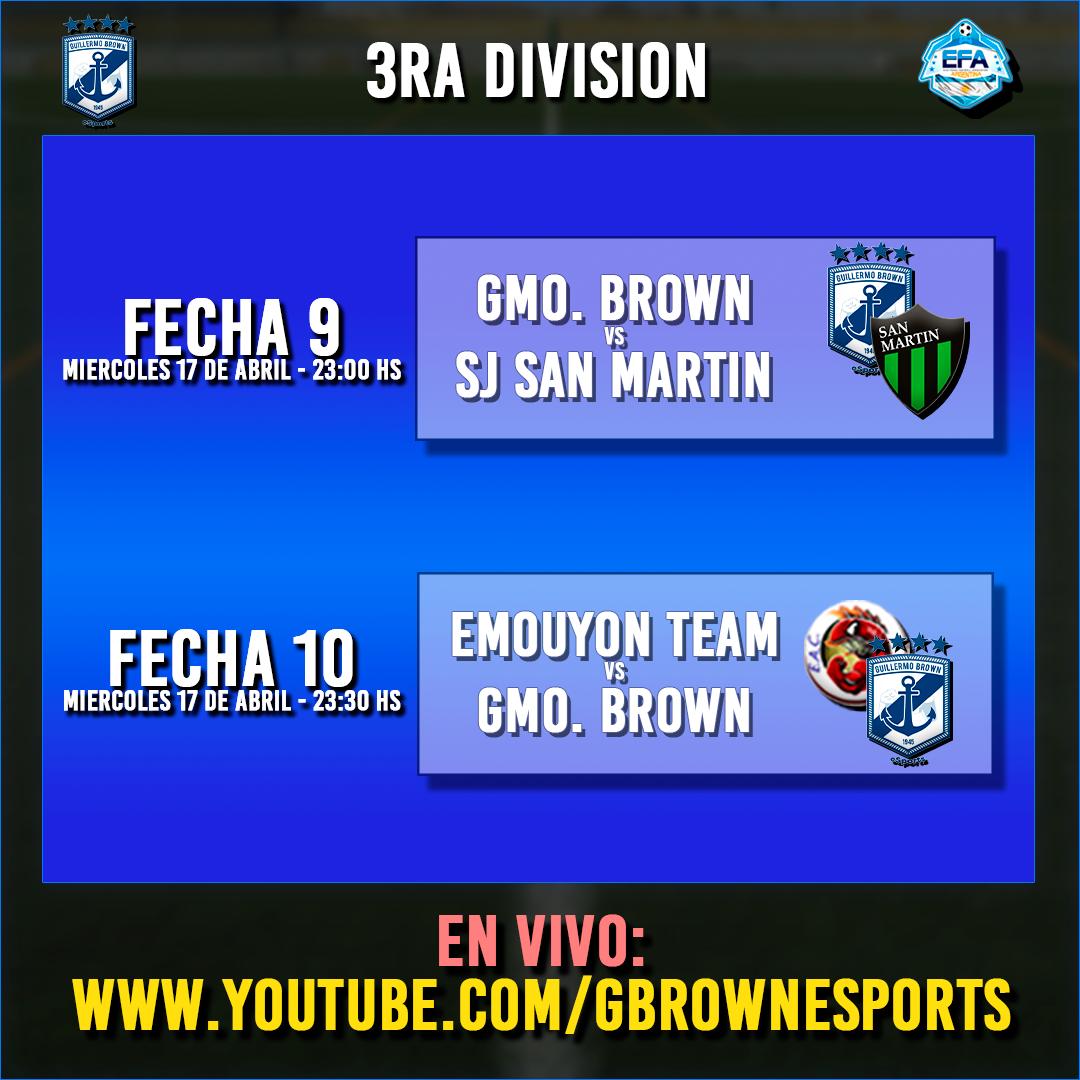 ganstaAHH87's tweet photo. Hoy en @EFAArgentina | Tras novedades en la Tercera División de EFA Argentina, se empiezan a definir los primeros puestos que disputarán el título, y el partido de la jornada es @GBrown_eSports vs @SMSJeSports. También visitaremos a #EmouyonTeam.

#SomosBrown ⚓️
@BrownDeMadryn https://t.co/mTCf7BJ2x8