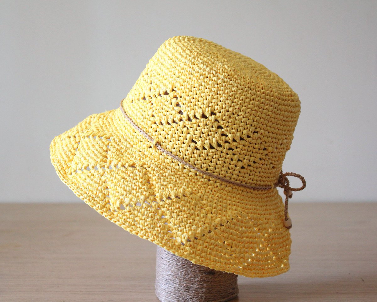 HatsAndOther's tweet photo. Excited to share the latest addition to my #etsy shop: Womens raffia bucket sun hat,  https://t.co/isVdZmdpfd #accessories #hat #yellow #beige #raffiahat #beachhat #buckethat https://t.co/Am9QtdnwHy
