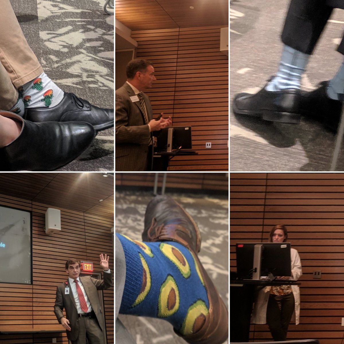 em_wayland's tweet photo. Fantastic morning at @EmergencyDocs Louisiana chapter general meeting. Heard some great @ACEPAdvocacy information and as always spotted some awesome #socksofACEP 

@EmigUq 
#emergencymedicine 
#medtwitter 
#FOAMed https://t.co/ISLWeZWGUe