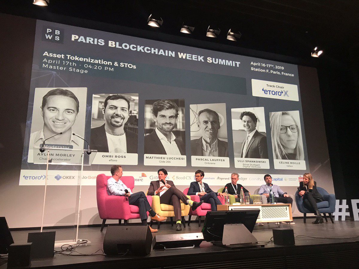 Had a great time speaking about asset tokenization and STOs today at #PBWS in Paris. Special thanks to Aylon Morley for the great moderation!
#thefutureoffinance with @sowalabs,  <a href="/bisonapp/">BISON App – Krypto, Aktien & ETFs einfach kaufen</a> and <a href="/boersestuttgart/">Börse Stuttgart</a>