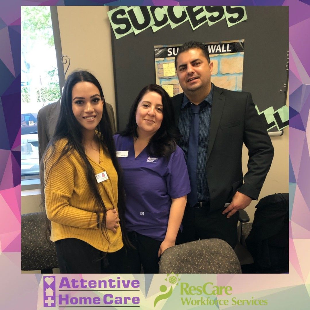AttentiveCare's tweet photo. Attentive Home Care & ResCare working together! Thank you Adrees for having us! #attentivehomecare #LovinLife #teamAHC #joinAHC #jobfair https://t.co/LhVpiHa61d