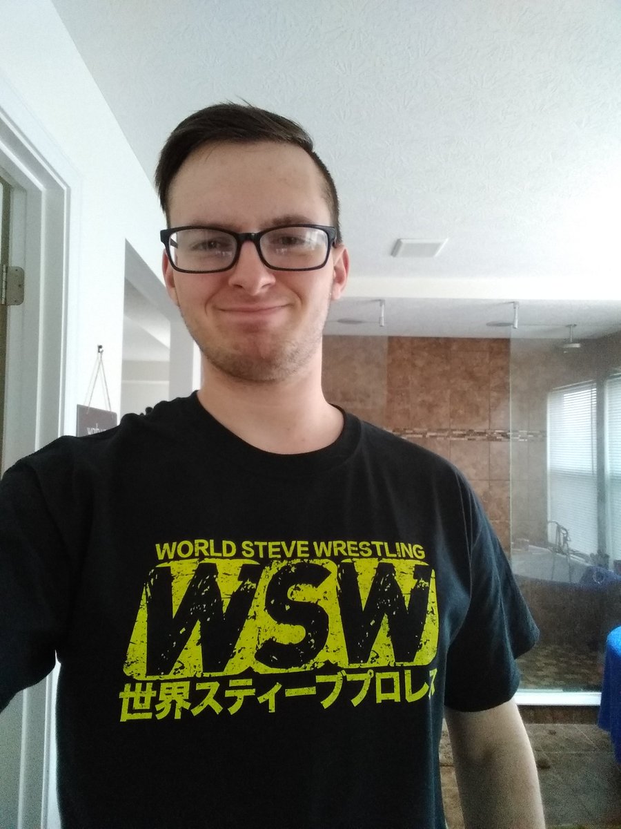 THEWRESTLEDUDE's tweet photo. @rawbserver at Wrestleblood, me and Mr Very Cool become the first WSteveW tag champs, and we will represent that division just like I'm representing the brand #WSteveW #KayfabeTweet @MFSteveHere https://t.co/oye3TicODQ