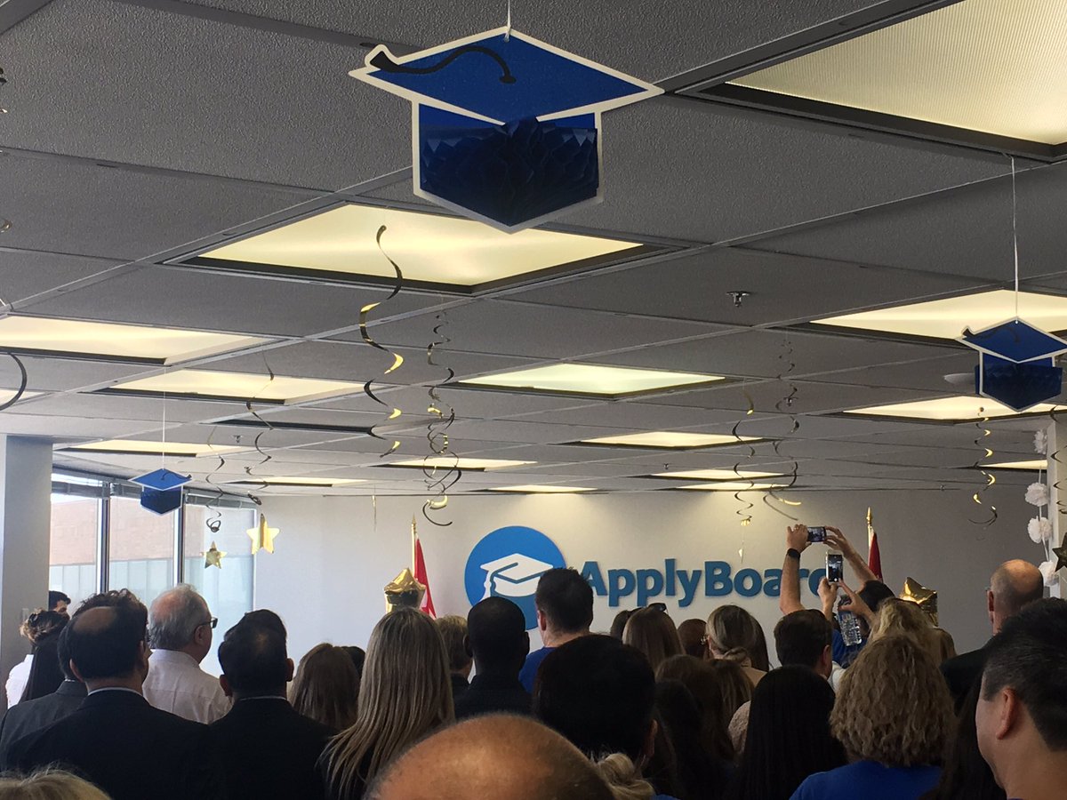 ColinRyrie's tweet photo. Always great to have a chance to travel back home to @CityKitchener.  Happy to represent @BrockUniversity to celebrate the continued success of our partner @ApplyBoard! https://t.co/pzGl9IeEKA